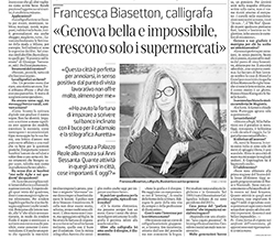 ritratto F: Biasetton su Secolo XIX